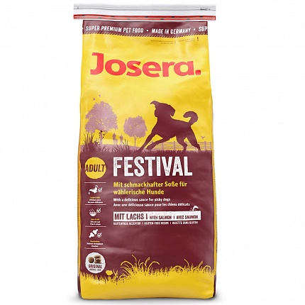  Josera (Йозера) Сухий корм для собак з лососем і рисом | Dog Festival  купити KITIPES.COM.UA