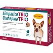 Сімпаріка ТРІО Жувальні таблетки для собак вагою 1.3 - 2.5 кг