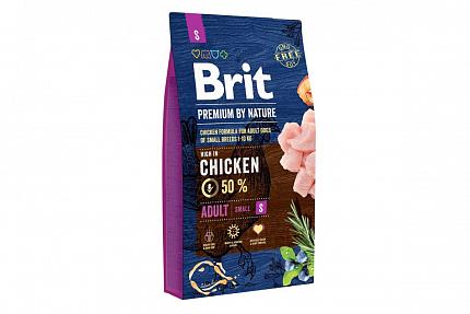  Brit Premium Aduls S Сухий корм для собак дрібних порід вагою до 10 кг купити KITIPES.COM.UA