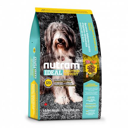 Nutram I20 Ideal Adult Sensitive Сухий корм для собак з чутливим травленням купити KITIPES.COM.UA
