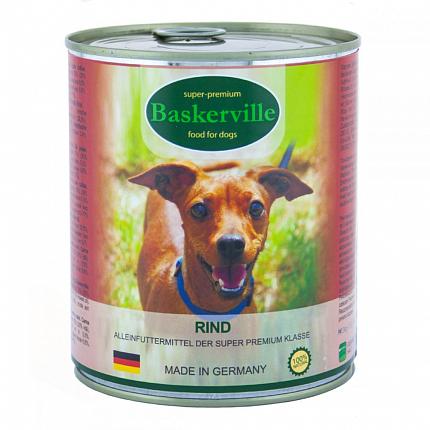Baskerville Premium Консерви для собак з яловичиною купити KITIPES.COM.UA