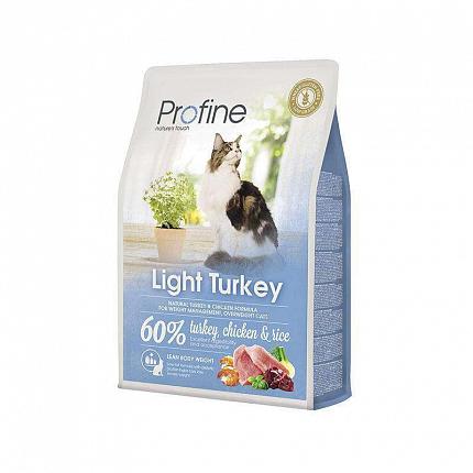 Profine Cat Light Сухий корм для контролю ваги котів з індичкою купити KITIPES.COM.UA