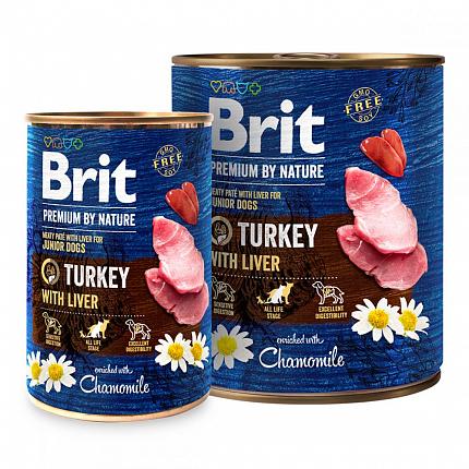 Brit Premium Консерви для молодих собак з індичкою і індичою печінкою купити KITIPES.COM.UA