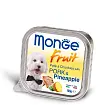 MONGE FRUIT Вологий корм для собак свинина та ананас