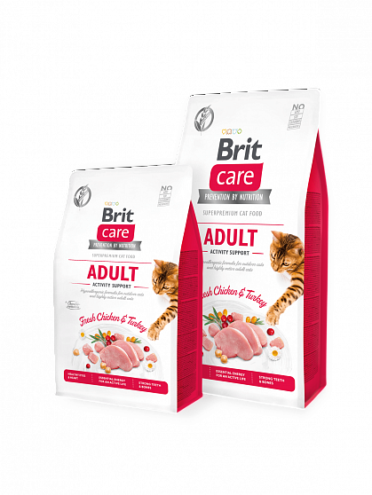 Brit Care Activity Support Сухий корм для котів з високою активністю купити KITIPES.COM.UA