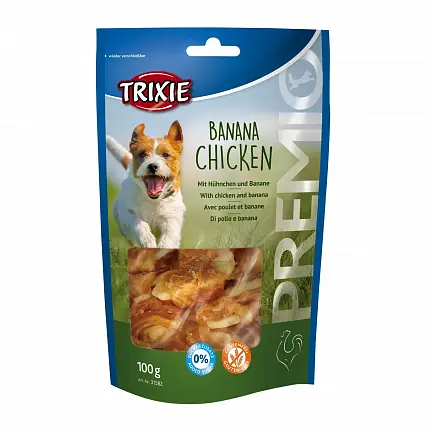 Trixie 31582 Premio Banana & Chicken Ласощі для собак з куркою та бананом купити KITIPES.COM.UA