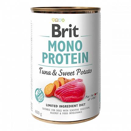 Brit Mono Protein Консерви для собак з тунцем і бататом | Tuna & Sweet Potato  купити KITIPES.COM.UA