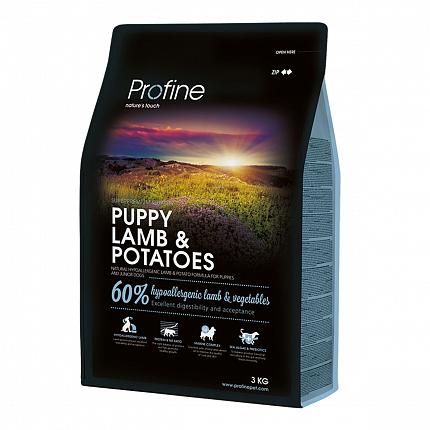 Profine Puppy Lamb & Potatoes Сухий корм для цуценят і молодих собак з ягням і картоплею купити KITIPES.COM.UA