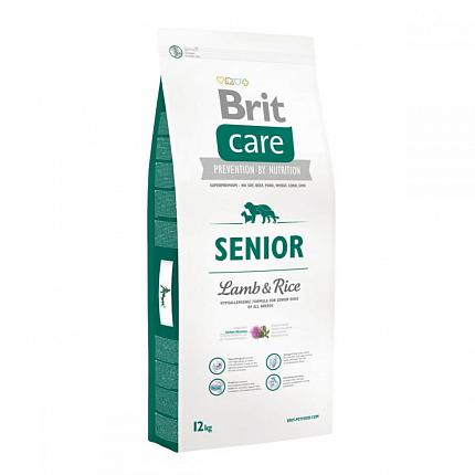 Brit Care Senior Lamb & Rice Корм для старіючих собак з ягням і рисом купити KITIPES.COM.UA