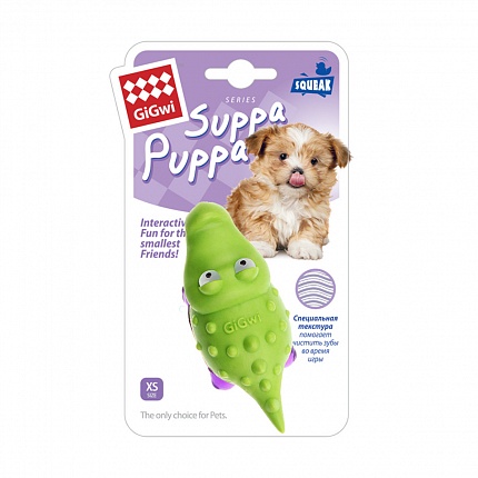GiGwi Suppa Puppa Іграшка для собак крокодильчик з пищалкою купити KITIPES.COM.UA