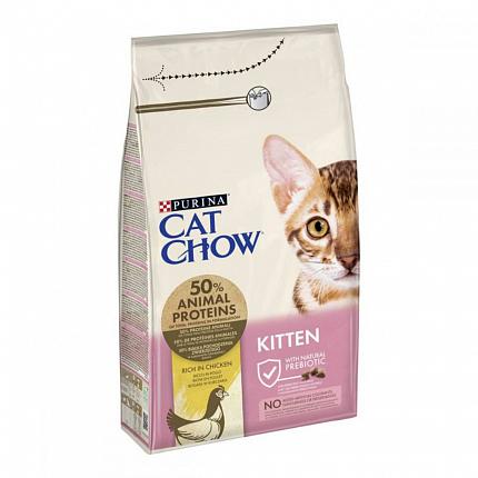 Cat Chow Kitten Сухий корм для кошенят з куркою купити KITIPES.COM.UA