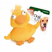 Іграшка для собак Качка з пищалкою GiGwi Plush, плюш, штучне / тканина, МТХ 11 см
