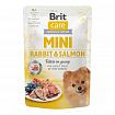 Brit Care Mini Rabbit & Salmon Консерви для собак малих порід з кроликом і лососем в соусі