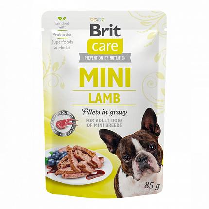 Brit Care Mini Lamb Консерви для собак малих порід з ягням в соусі купити KITIPES.COM.UA