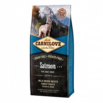 Carnilove Salmon Сухий корм для собак з лососем купити KITIPES.COM.UA