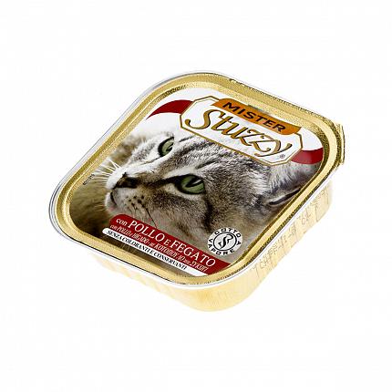 Mister Stuzzy Cat Консерви для котів з куркою та печінкою купити KITIPES.COM.UA