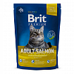 Brit Premium Adult Salmon Сухий корм для котів з лососем
