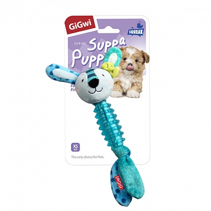 Іграшка для собак Заєць з пищалкою GiGwi Suppa Puppa купити KITIPES.COM.UA
