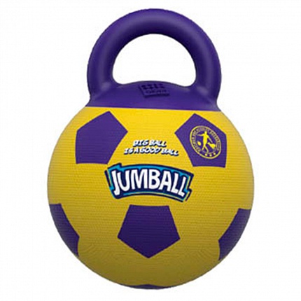 Іграшка для собак М'яч футбольний з ручкою GiGwi Ball купити KITIPES.COM.UA