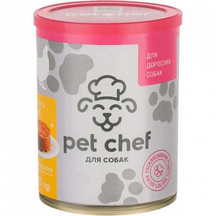 Pet Chef Консерви м'ясний паштет для дорослих собак із курки  купити KITIPES.COM.UA