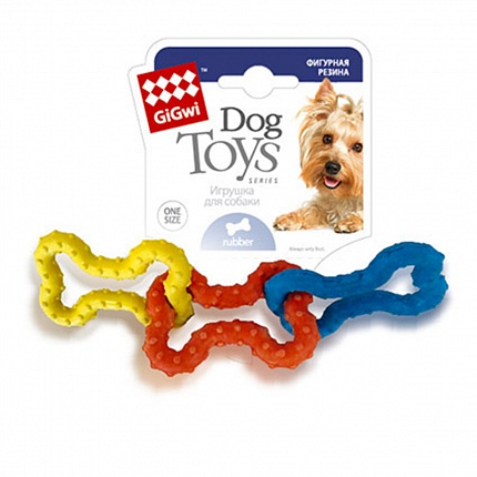 Іграшка для собак Кісточки (3) GiGwi Catch & fetch купити KITIPES.COM.UA