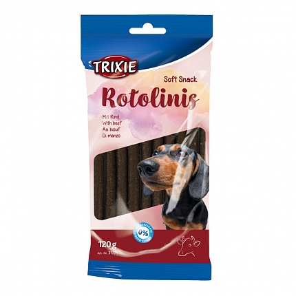 Trixie (Тріксі) Ласощі для собак палички з яловичиною | 31771 Soft Snack Rotolinis  на kitipes.com.ua