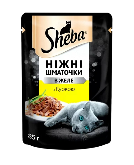 Sheba Консерви для котів з куркою в желе купити KITIPES.COM.UA