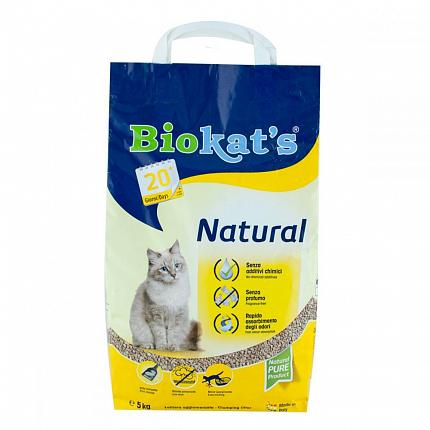 BioKat's Natural Наповнювач грудкуючий для котячого туалету купити KITIPES.COM.UA