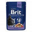 Brit Premium Консерви для котів шматочки в соусі з тріскою