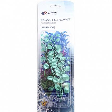 Набір акваріумних рослин Resun PLK 132, пластик, 3 шт купити KITIPES.COM.UA