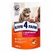 Клуб 4 Лапи Premium (пауч) Консерви для кішок з телятиною в соусі