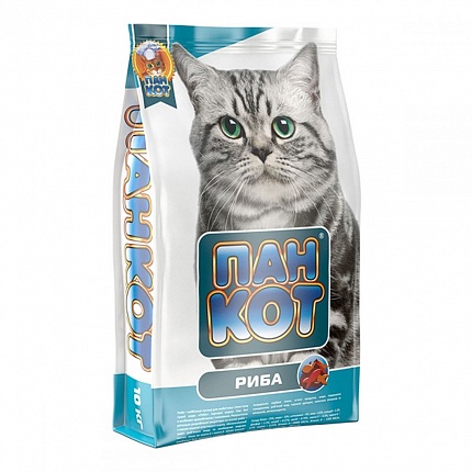 Пан-Кот Сухий корм для котів з рибою купити KITIPES.COM.UA