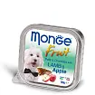 MONGE FRUIT Вологий корм для собак ягня з яблуком