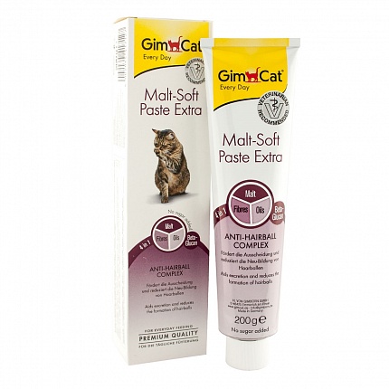 Паста Gimpet Malt Soft для виведення шерсті для котів купити KITIPES.COM.UA