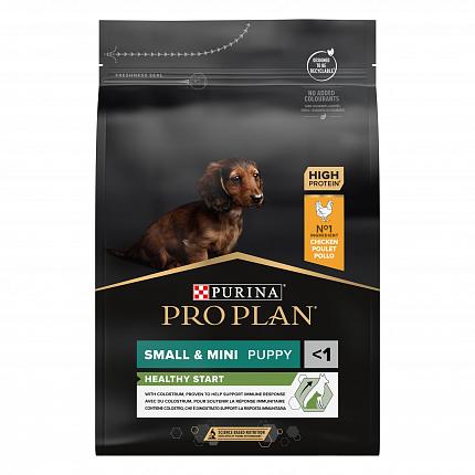 Корм Pro Plan Puppy Small & Mini Healthy Start для цуценят дрібних та карликовых порід купити KITIPES.COM.UA