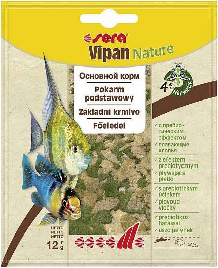 Sera Vipan Nature Корм для риб які їдять на поверхні купити KITIPES.COM.UA
