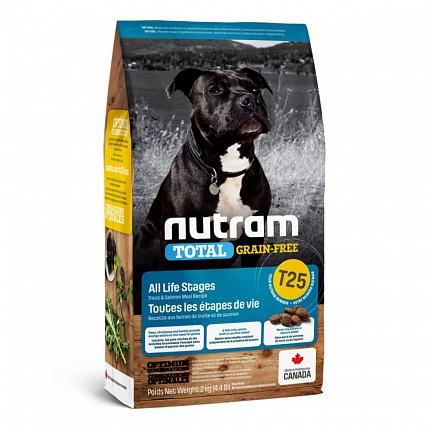Nutram Total Grain-Free T25 Холістик корм для собак з фореллю і лососем купити KITIPES.COM.UA