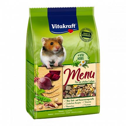 Vitakraft Menu +Vital Herbs Hamster Основний корм для хом'яків купити KITIPES.COM.UA