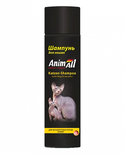 AnimAll Шампунь для безшерстих порід котів купити KITIPES.COM.UA