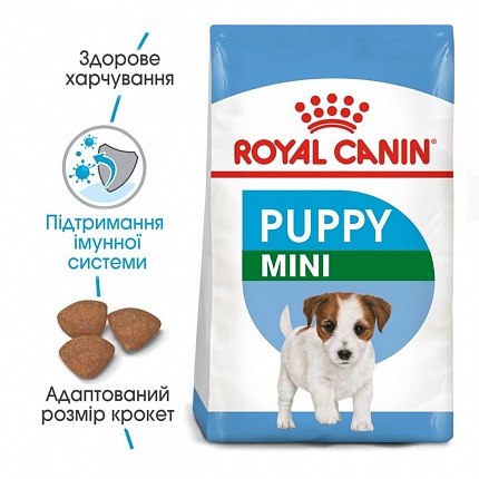 Royal Canin Puppy Mini Сухий корм для цуценят малих порід купити KITIPES.COM.UA