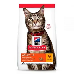 Hill's (Хілс) Сухий корм для котів з куркою | Science Plan Feline Adult Chicken 