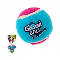 Іграшка для собак Три м'ячі з пищалки GiGwi Ball, тенісних гума