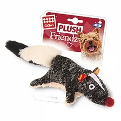 GiGwi Plush Игрушка для собак "скунс с пищалкой"