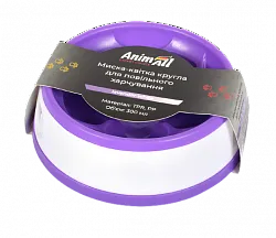 AnimAll миска-цветок круглая для медленного питания, 300 мл