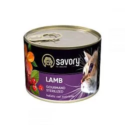 Savory Sterilized Lamb Консерви для стерилізованих котів з ягням