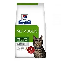 Hills PD Canine Metabolic Feline Лікувальний корм для котів з куркою