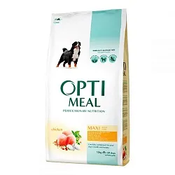 Optimeal (Оптіміл) Сухий корм для собак великих порід з куркою |  Maxi Adult Dog