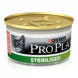 Консервы Pro Plan Sterilised для стерилизованных кошек с тунцем и лососем