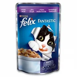 Felix (Фелікс) Fantastic Консерви для котів з ягням в желе 100 гр