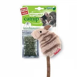 GiGwi Catnip Игрушка для кошек мышка с кошачьей мятой